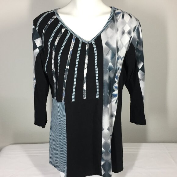 Parsley & Sage Top Patchwork Cotton - Picture 2 of 6